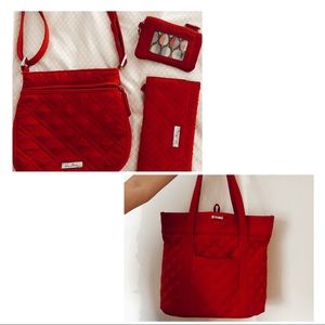 VERA BRADLEY | Red Bag Set